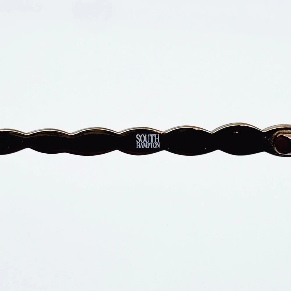 South Hampton Eyeglasses Frames Women Brown SH 909 Braided Arms 51-18-135